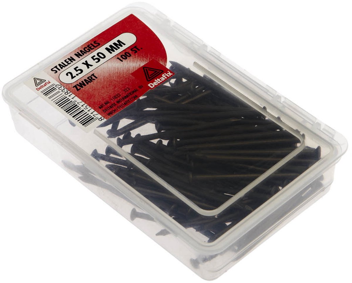 Stalen nagels profi 2,5x50mm 100st Deltafix