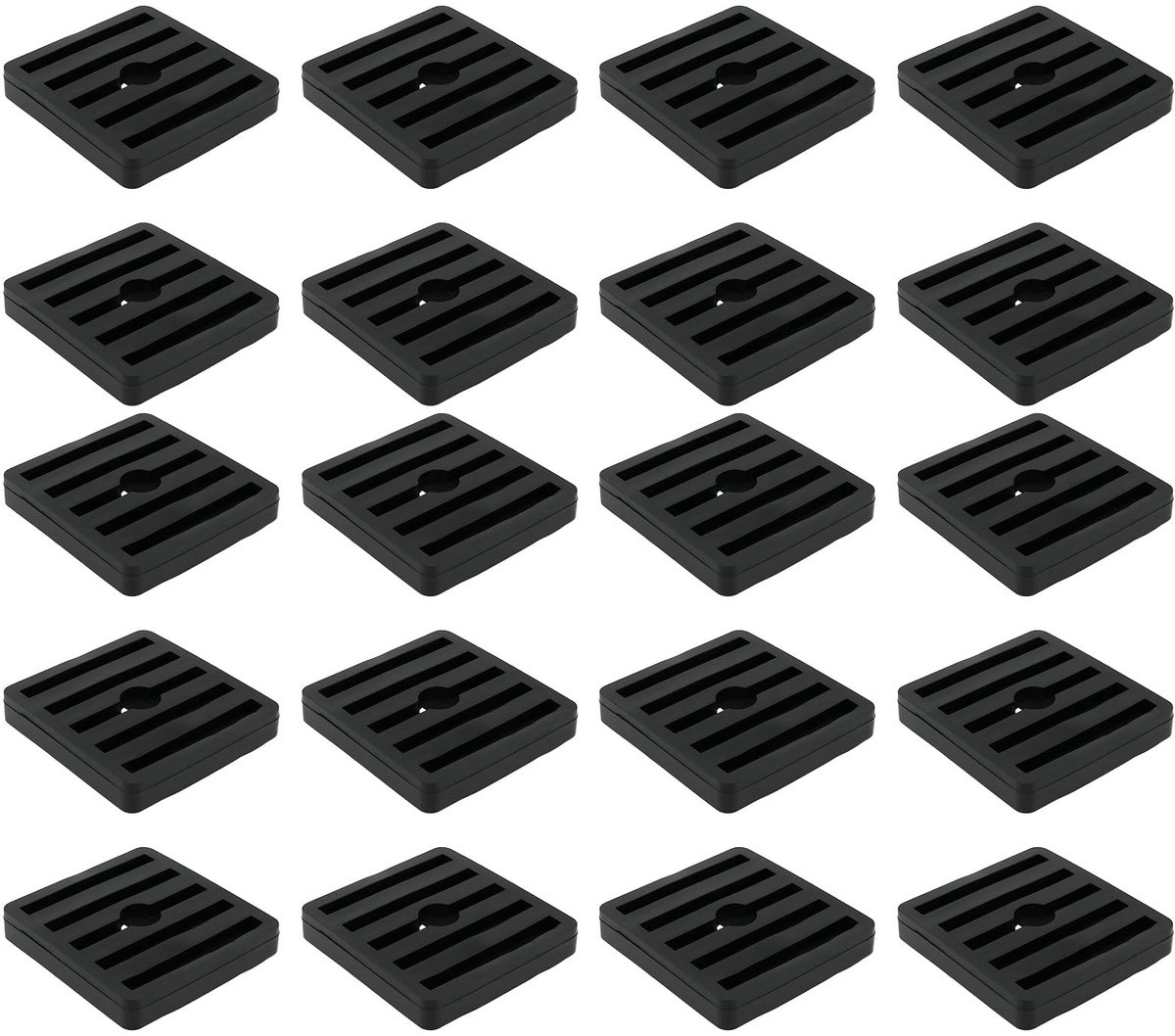 Dailygoods - 20 Stuks Rubber Vibratie Dempers voor Airconditioner