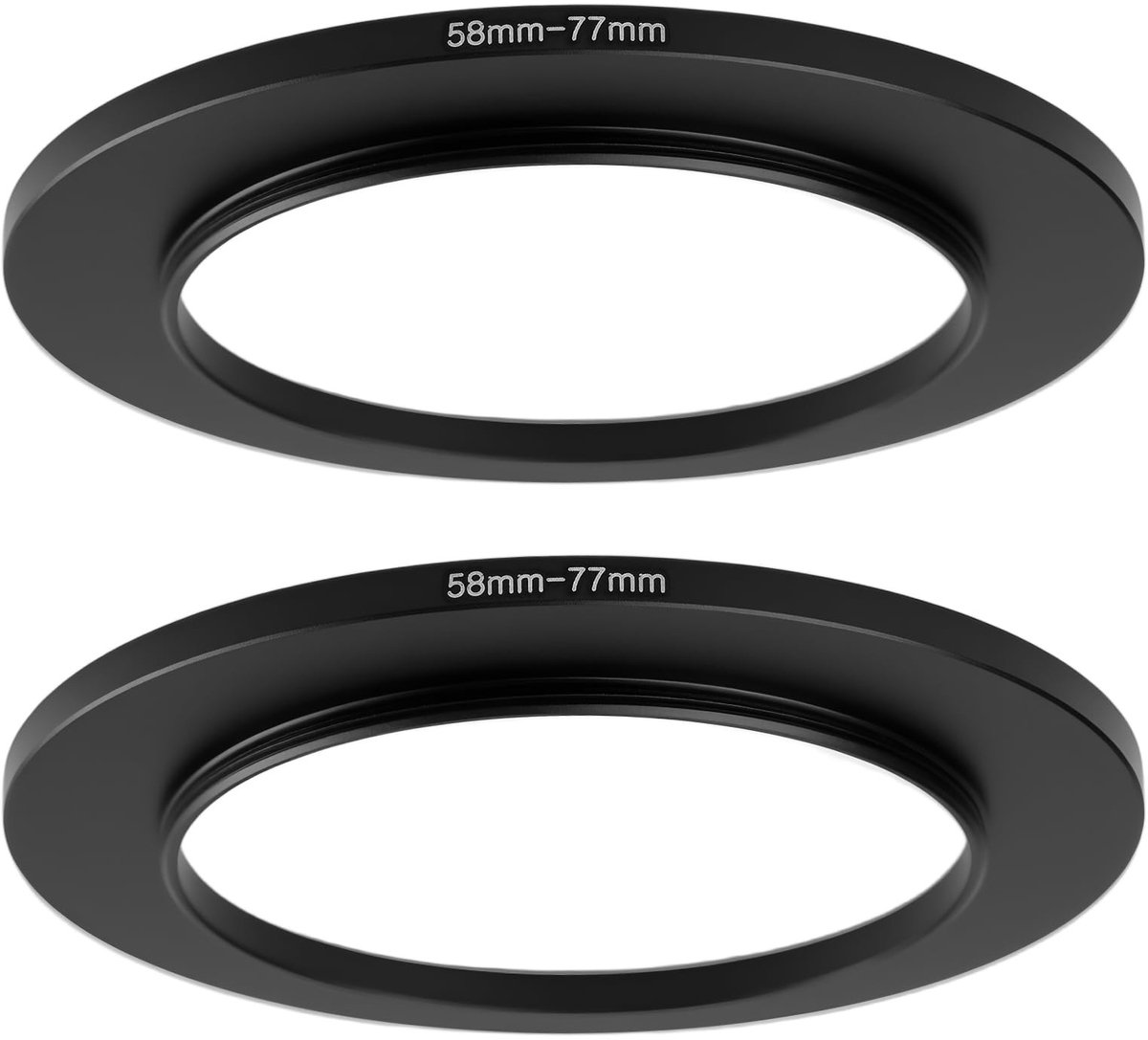 Dailygoods - 2 Stuks Metalen Step Up Ring Lens Adapter voor SLR Camera