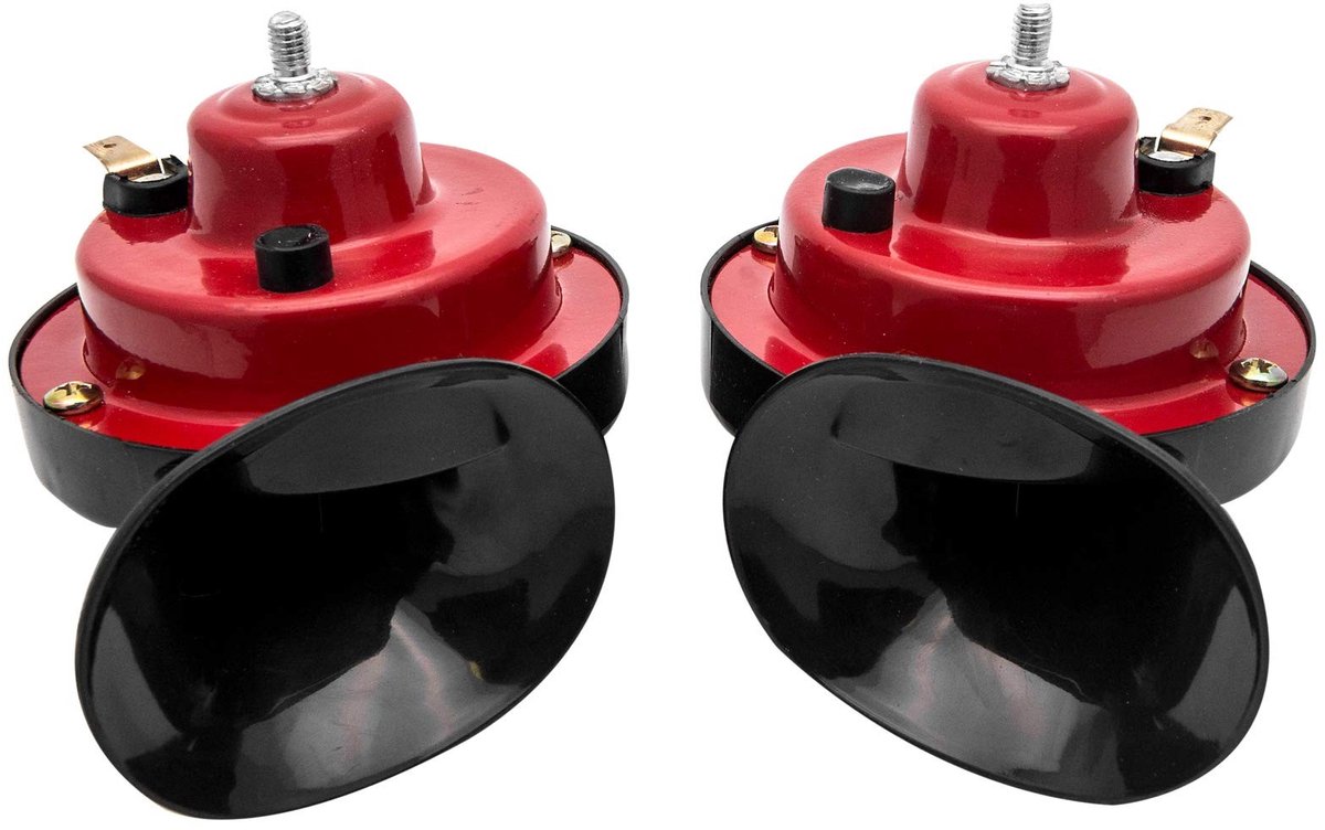 Dailygoods - Universele Auto Slakkenhoorn 12V (1 Paar)