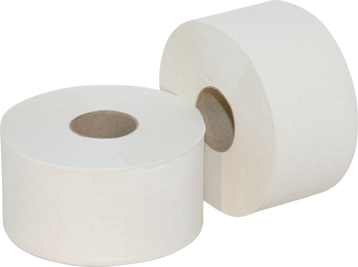 Bove Mini Jumbo Toiletpapier 2-laags - 12 rollen - wit