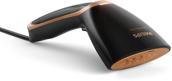 Philips Steam & Go GC365/80 - Handheld Kledingstomer - Zwart / Koper - Handstomer Incl. Opbergtas