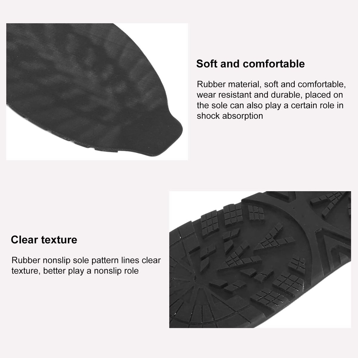 Dailygoods - Innovra - Cosensi - Dailygoody - Schoenzoolreparatie - Rubber - Elasticiteit - DIY - Schoenbodemreparatie - Geschikt voor Werkschoenen - Maat 41-44