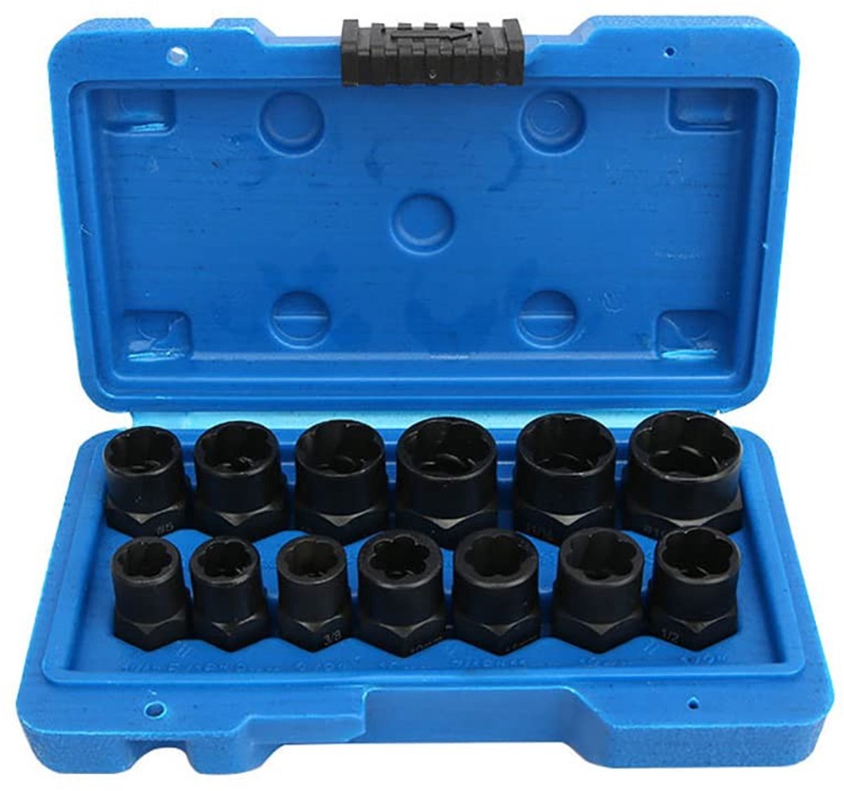 Dailygoods - Dailygoody - Twist Socket Set - Beschadigde boutverwijderaar - Professionele moer extractor - 3/8 inch drive - Universeel gebruik - Inclusief verschil.