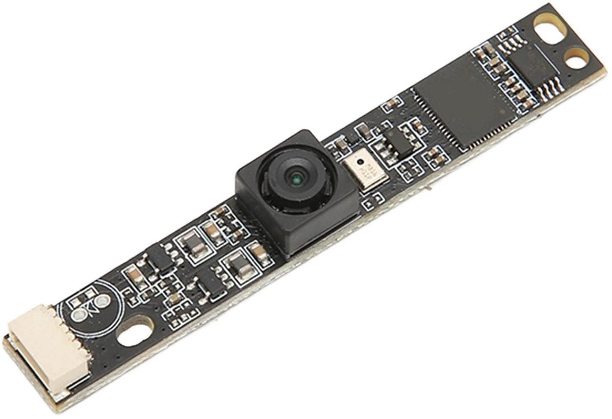 Dailygoods - Dailygoody - USB-cameramodule - 12 MP - Ruisvrij HD-webcam board - Mini-USB platine - Groothoeklens 123 graden - Geschikt voor Windows en Android