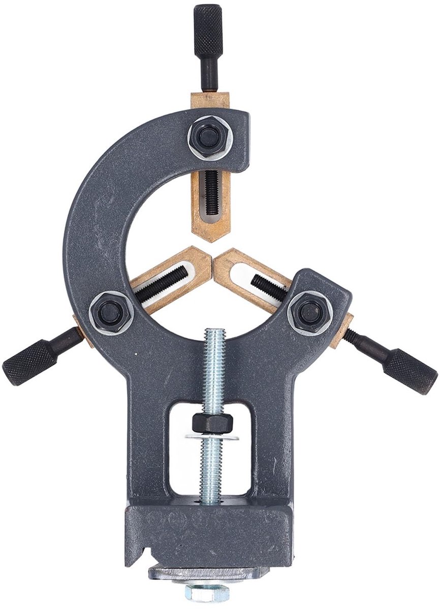 Dailygoods - Dailygoody - Mini-draaibankstabilisator - Stabiele metalen steun - Verbeterde precisie - Geschikt voor houtbewerking - Draaibankmachine 8x16 - Ideaal