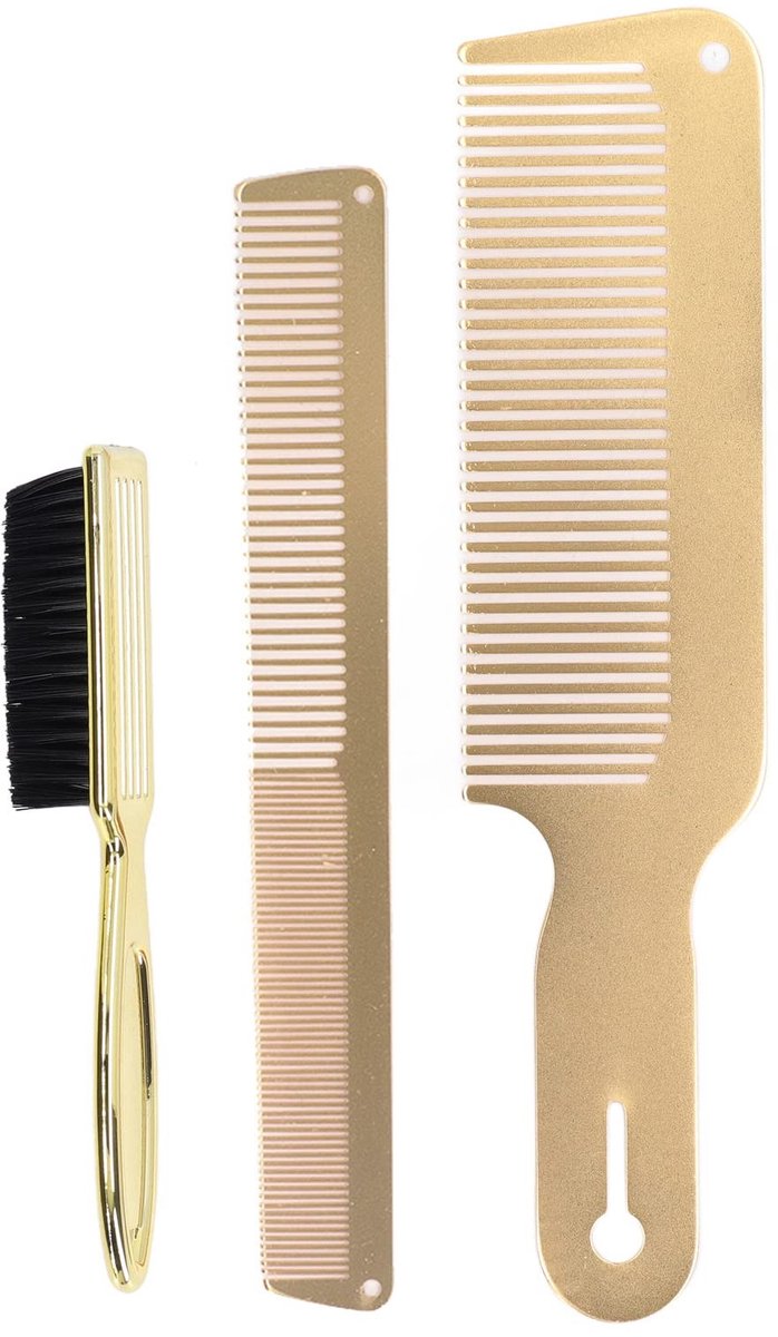 Dailygoods - 3-delige Baardkam Set voor Optimale Haarverzorging