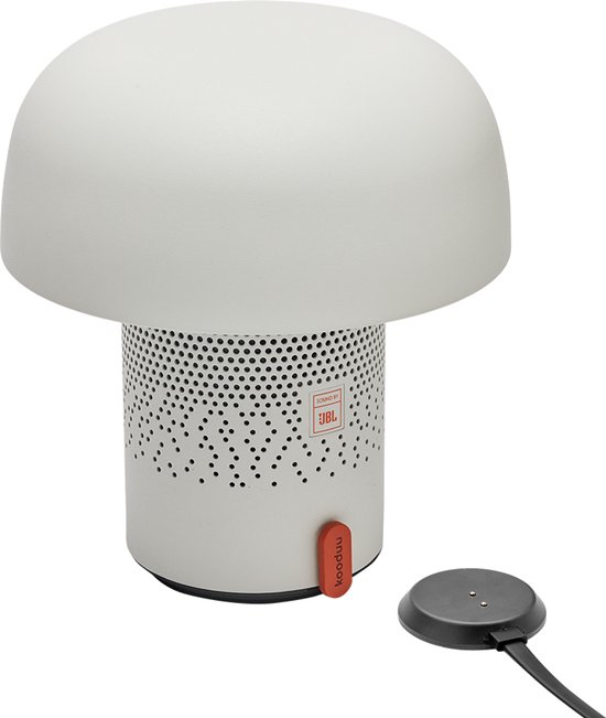 Kooduu Sensa PLAY - Bluetooth Speaker met SOUND BY JBL - Dimbare LED-lamp - Oplaadbare batterij - Inclusief docking station - Kleur Cloudy White van Merkloos — afbeelding 5