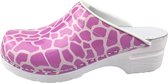 Medische klompen Pink Giraffe - Dina - maat 40