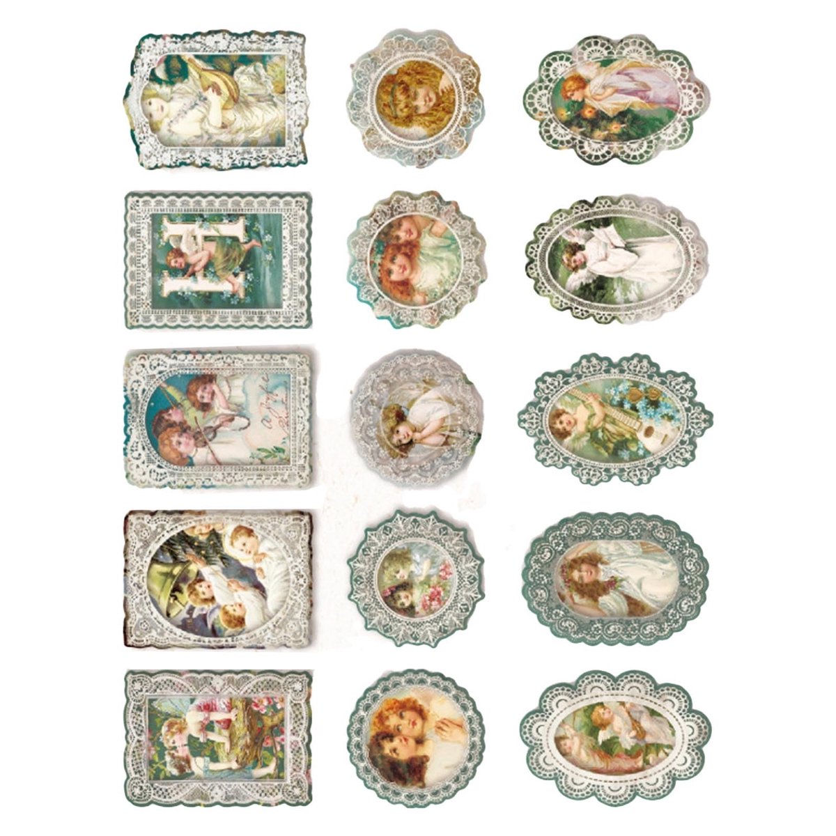 Dailygoods - Dailygoody - Plakboekstickers - Vintage Stickers - Unieke Retro Ontwerpen - 45 Stuks - Persoonlijk Dagboek - Creatieve Journaling - Decoratie