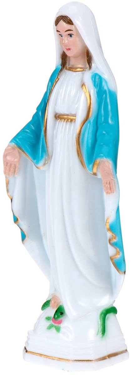 Dailygoods - Cosensi - Dailygoods - Dailygoody - Onze Lieve Vrouw van Genade Standbeeld - Religieuze Decoratie - Perfect voor Moederdag - Heilige Maagd Moeder - Duurzaam - Tafeldeco