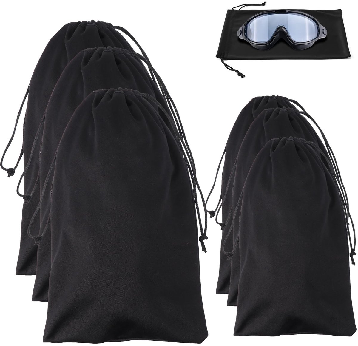 Dailygoods - Dailygoody - Sporttas - Gymtas met Trekkoord - Veelzijdig en Compact - Kleine Sporttas voor Opbergen - Ideaal voor Sport en Reizen - Lichtgewicht en H...