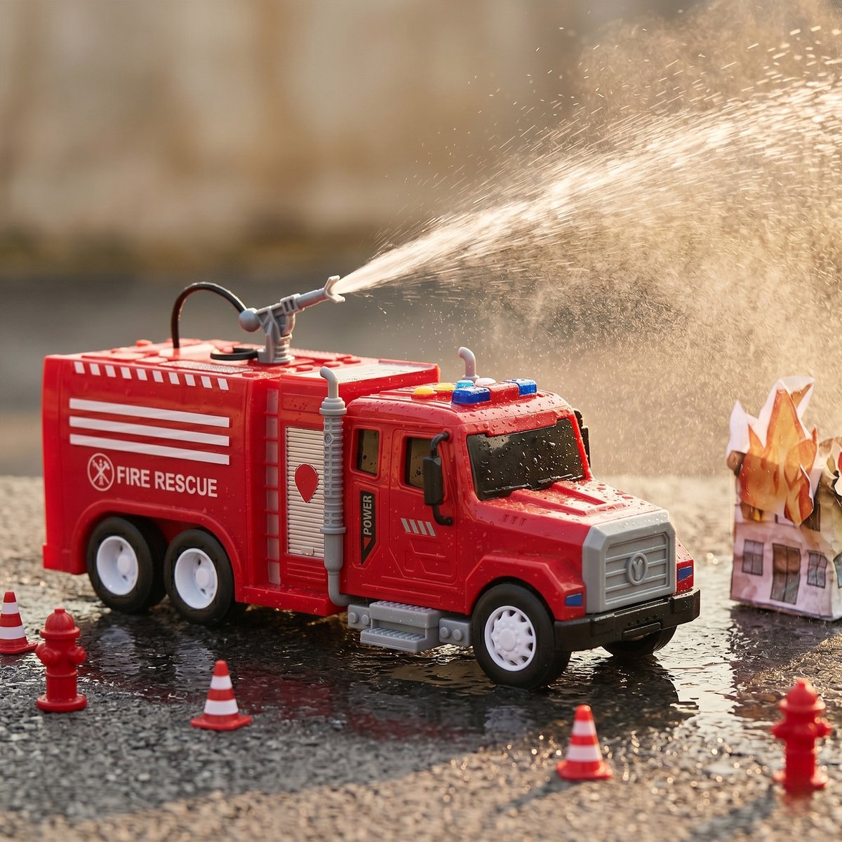 Zoem - Luxe Brandweerwagen - Water - Licht en geluid - Brandweerauto – Brandweer — afbeelding 5