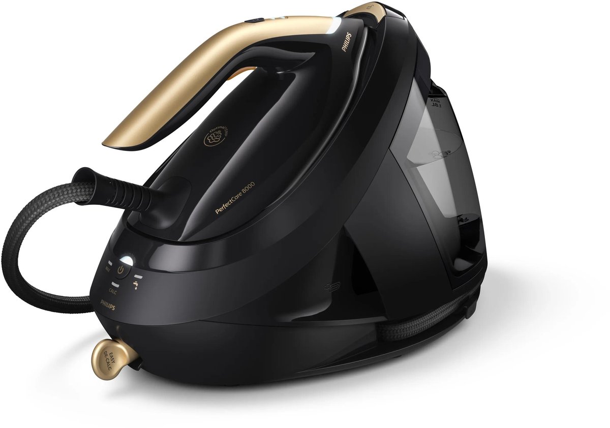 Philips Perfect Care 8000 Series PSG8130/80 - Stoomgenerator - 1.8L Watertank - Zwart / Goud