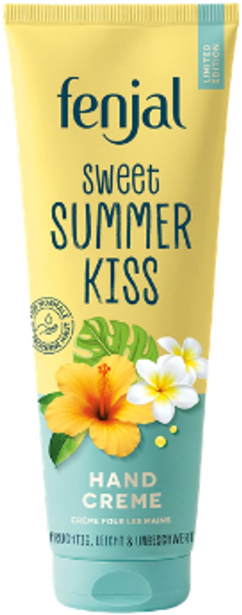 Fenjal Sweet Summer Kiss Handcrème | 1x 75 ml - Fruitig, Licht & Zorgeloos | Handcrème - Handverzorging - Zomer 2026