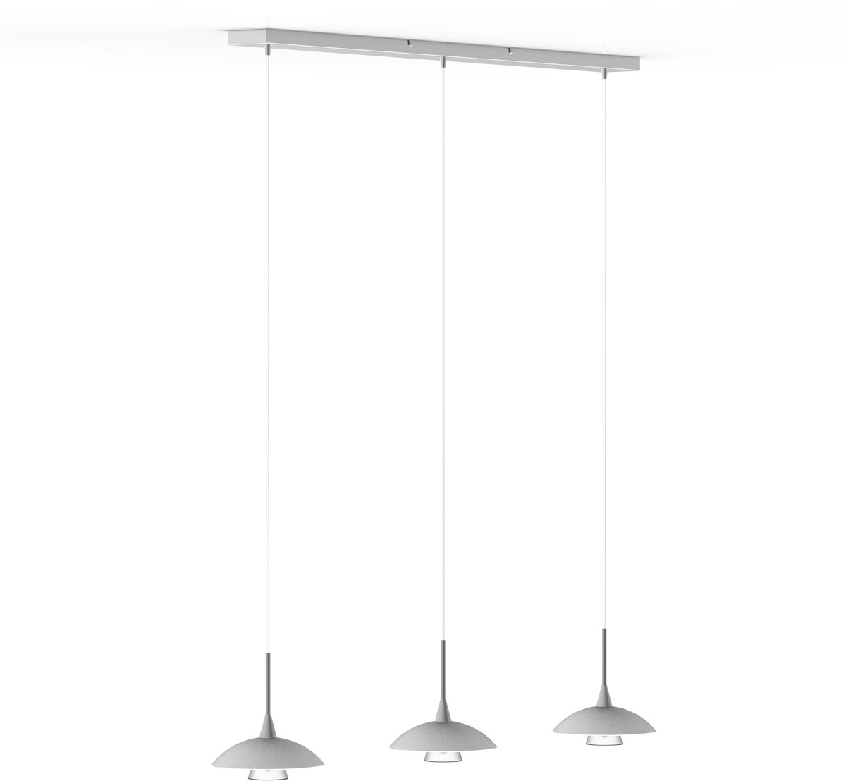Steinhauer Hanglamp tallerken LED 2654zw zwart