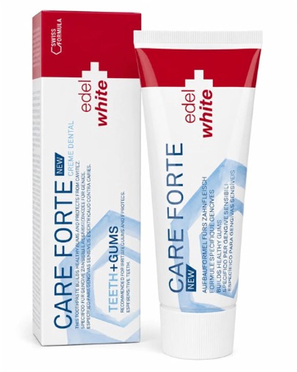 Edel+White Tandpasta Gum Care Forte - 75 ml - Tandvleesverzorging