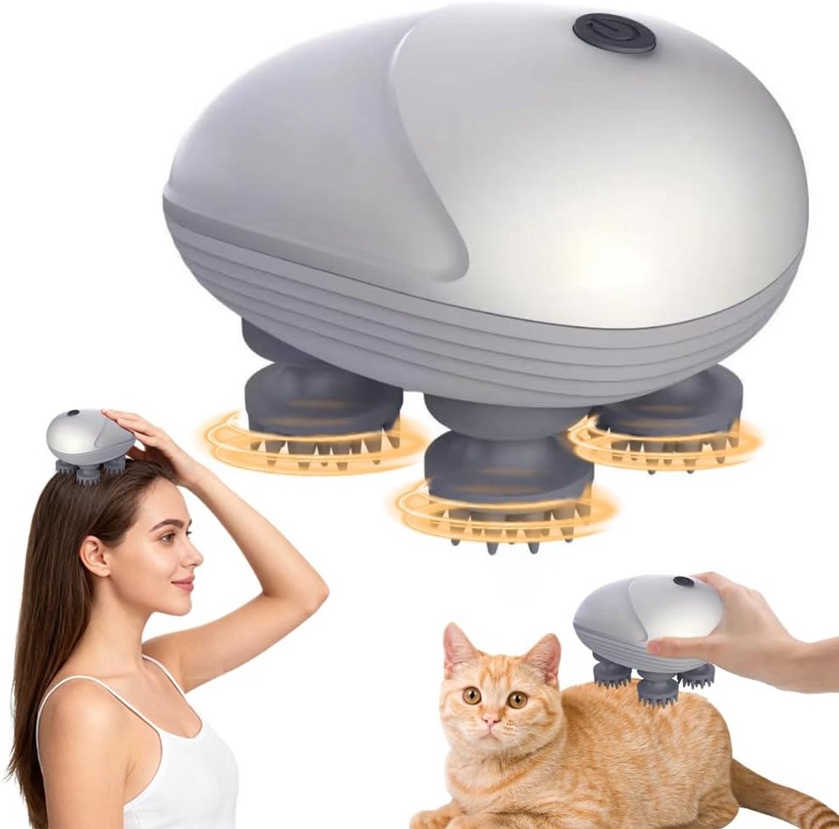 Hoofdmassage Elektrisch - Scalp Massager - Massage Apparaat - Comfort