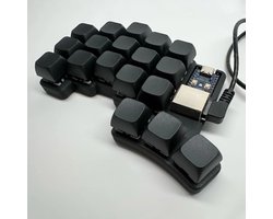 Allero Toetsenbord – Split Toetsenborden – Mechanisch Toetsenbord – XDA-keycaps – Volledig Aanpasbaar – Inclusief 0,5 m CAT6-kabel