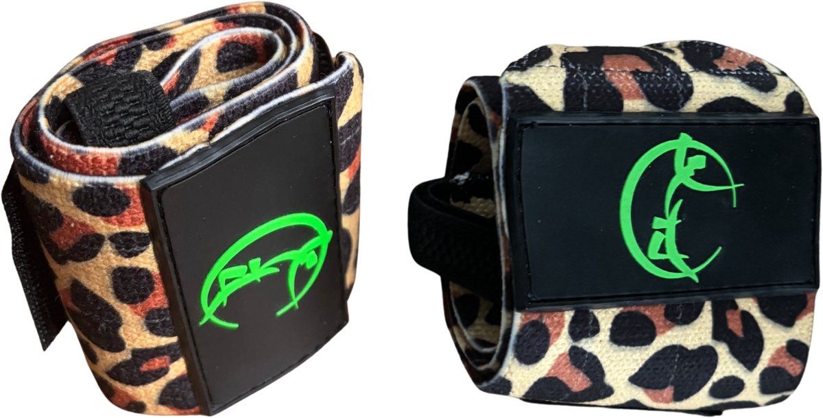 ChawFitness wrist strap - Lifting strap - wrist wrap - Cheetah Print