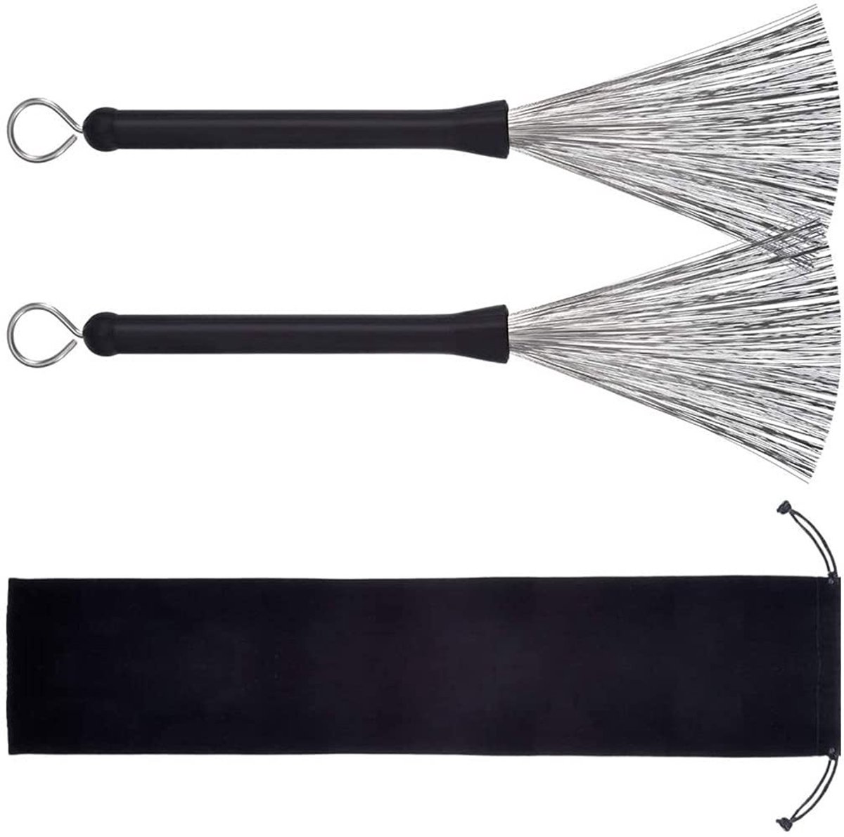 Dailygoods - Dailygoody - Drum Brushes - Retractable en Verstelbare Batterijborstels met Opbergtas