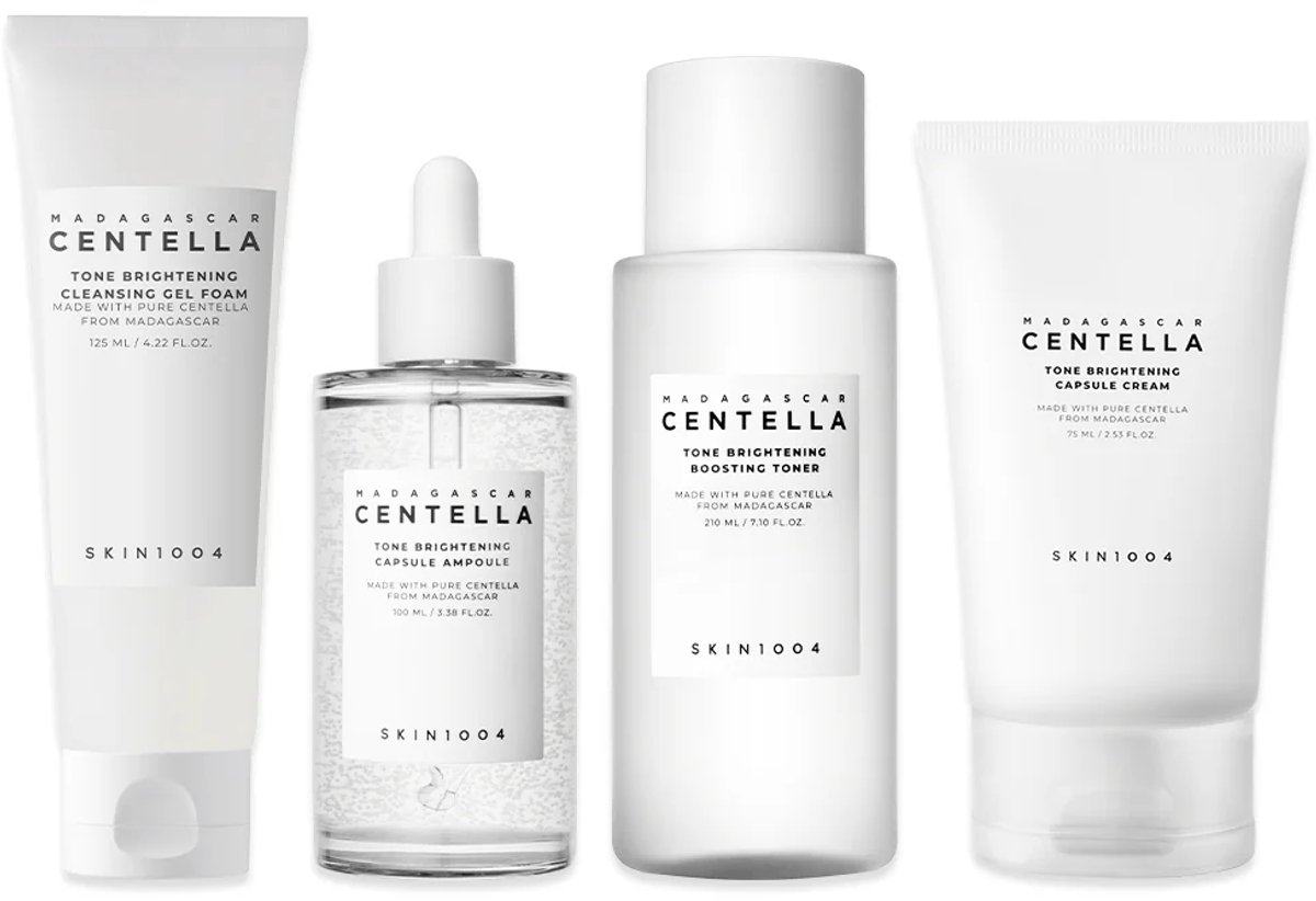 Skin1004 Centella - Tone Brightening Travel Set - 4 Delig