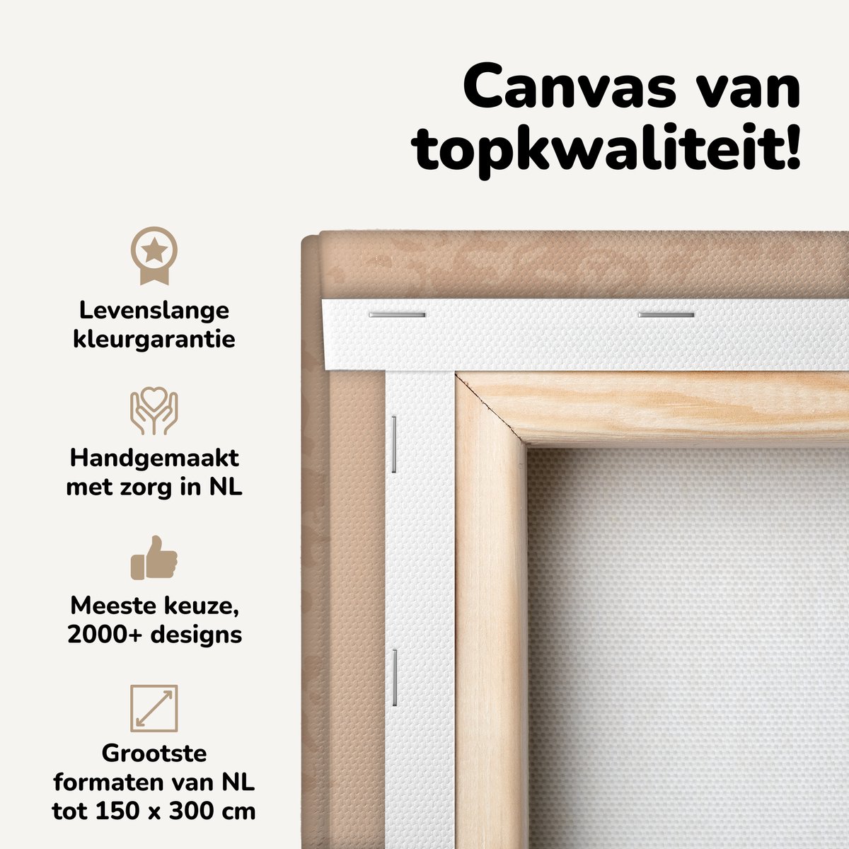 Canvas schilderij 20x20 cm - Wanddecoratie Een illustratie van een koekenpan met Bon Appet