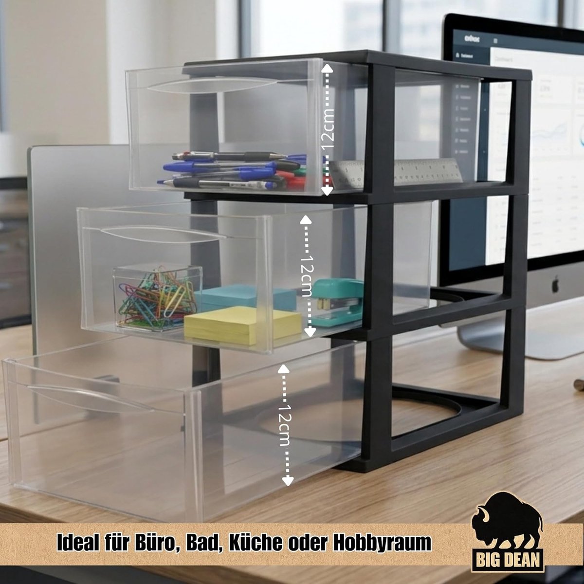 Ladenkastje - Ladeblok Bureau Organizer - Archiefkast - documentenhouder
