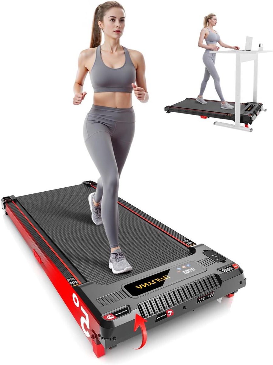 Hometrainer Elektrisch - Loopband Inklapbaar - Walking Pad Fitness - joggen
