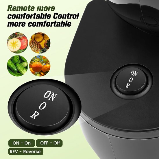 Slowjuicer Sapmachine - Sapcentrifuge Vruchtenpers - Gezonde Drankjes Maken - Enkele Vijzel Technologie - Niet Gespecificeerd - Zwart — afbeelding 4