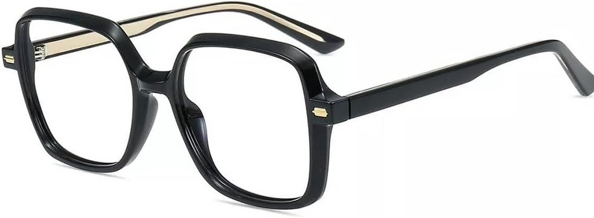 Blauwlichtfilter Bril - Computer Bril - Scherm Tijd - UV Bescherming - Unisex - Zwart