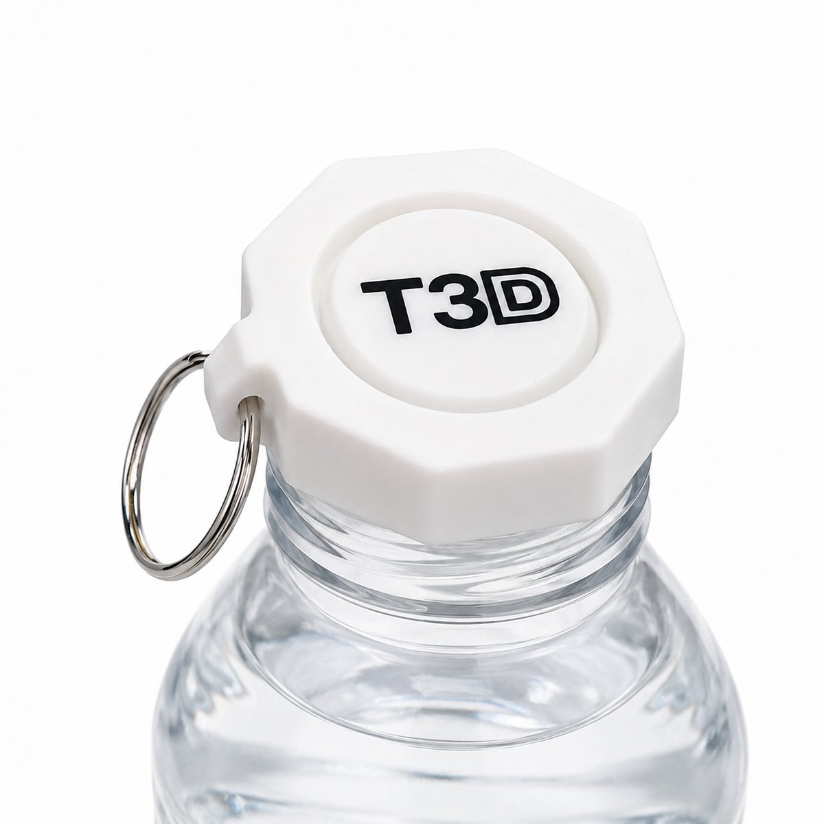 T3D Festival Dop - Wit - Universele Dop met Sleutelring