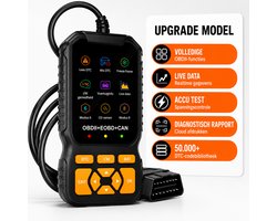 OBD2 Scanner - Uitleesapparatuur - Professionele - NL Taal - Diagnose apparatuur voor auto's - Foutcodes Lezen & Wissen - Cloud Print - Universeel - Plug & Play
