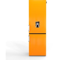 Nunki Large H2O – Koel-vriescombinatie – Waterdispenser – E-klasse – 268 liter – Front Sunflower Gloss