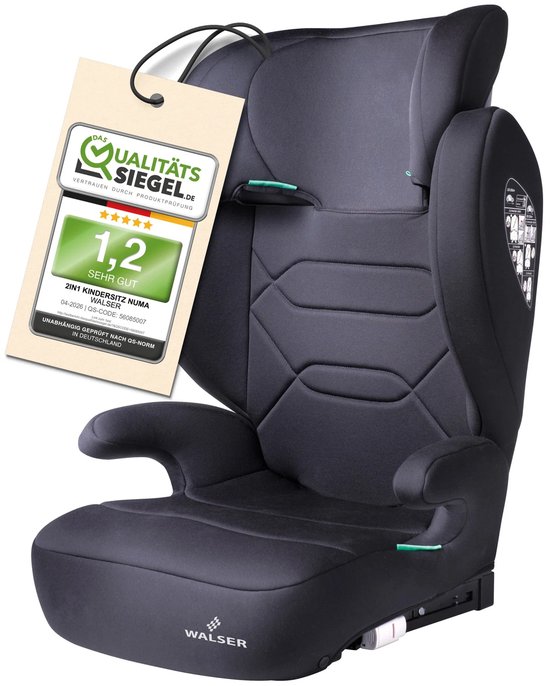 WALSER kinderzitje onderlegger, autostoel beschermer kinderzitje anti-slip, Graffiti kinderzitje onderlegger ISOFIX-compatibel blauw van Walser — afbeelding 4
