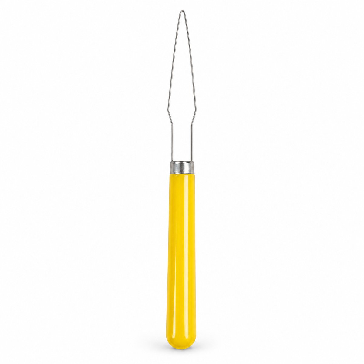Zirkle Knopenhaak Hulpmiddel – Knoophaak Aankleedhulp voor Knopen – Button Hook Helper – Hulp bij Overhemden, Blouses, Broeken & Jassen – Voor Minder Grip of Handmobiliteit – 1 Stuk – Geel