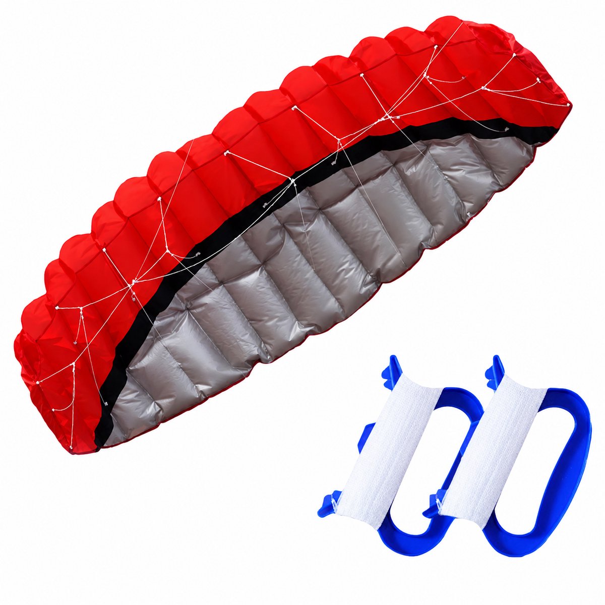 RAMBUX® - Matras Vlieger XL - Rood - Kinderen & Volwassenen - Kite Strand - 255 x 85 cm Matrasvlieger