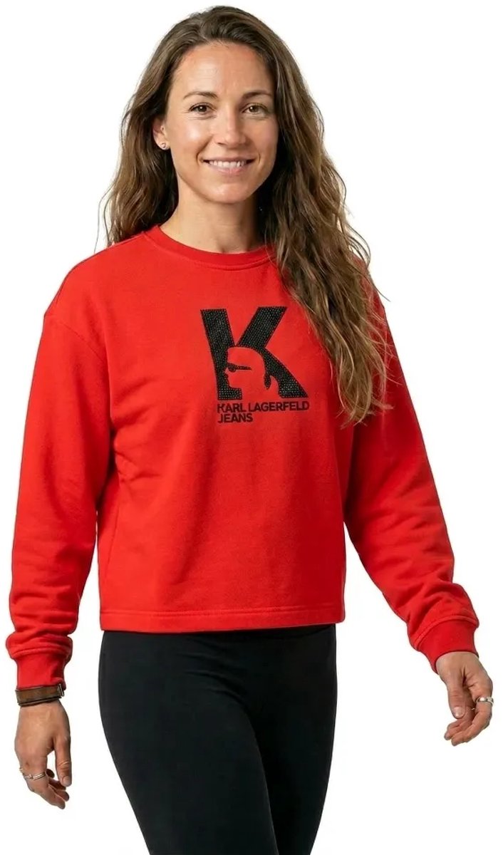 Karl Lagerfeld Jeans B3w20044 Sweatshirt Rood XS Vrouw