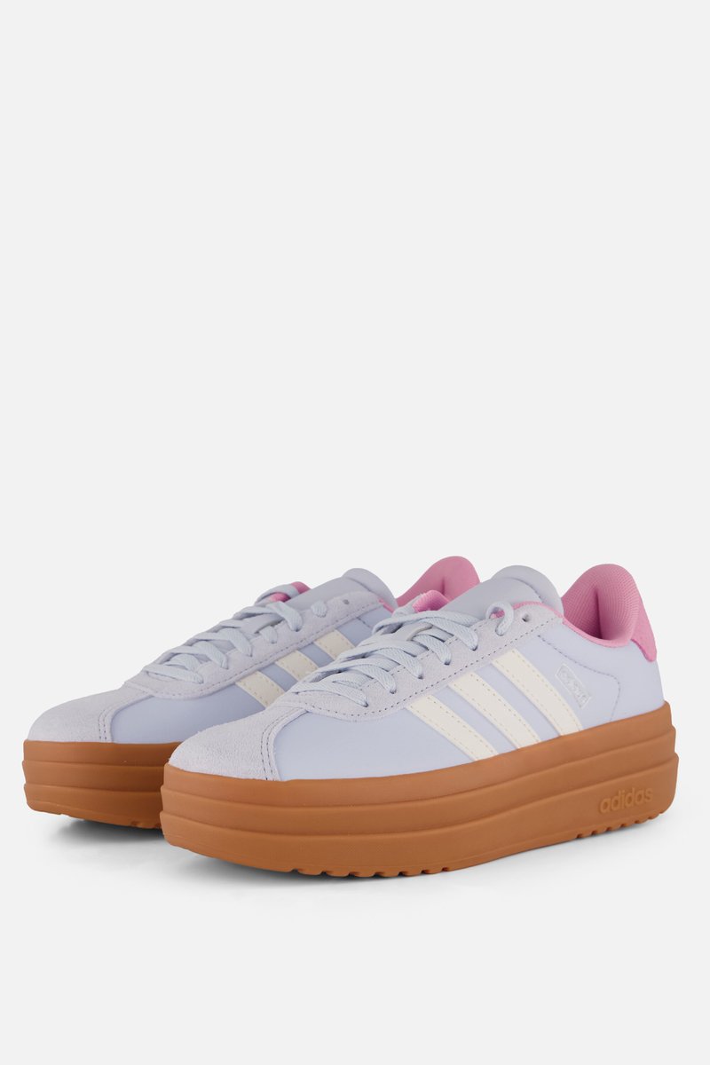 Adidas VL Court Bold Sneakers Leer Dames Blauw
