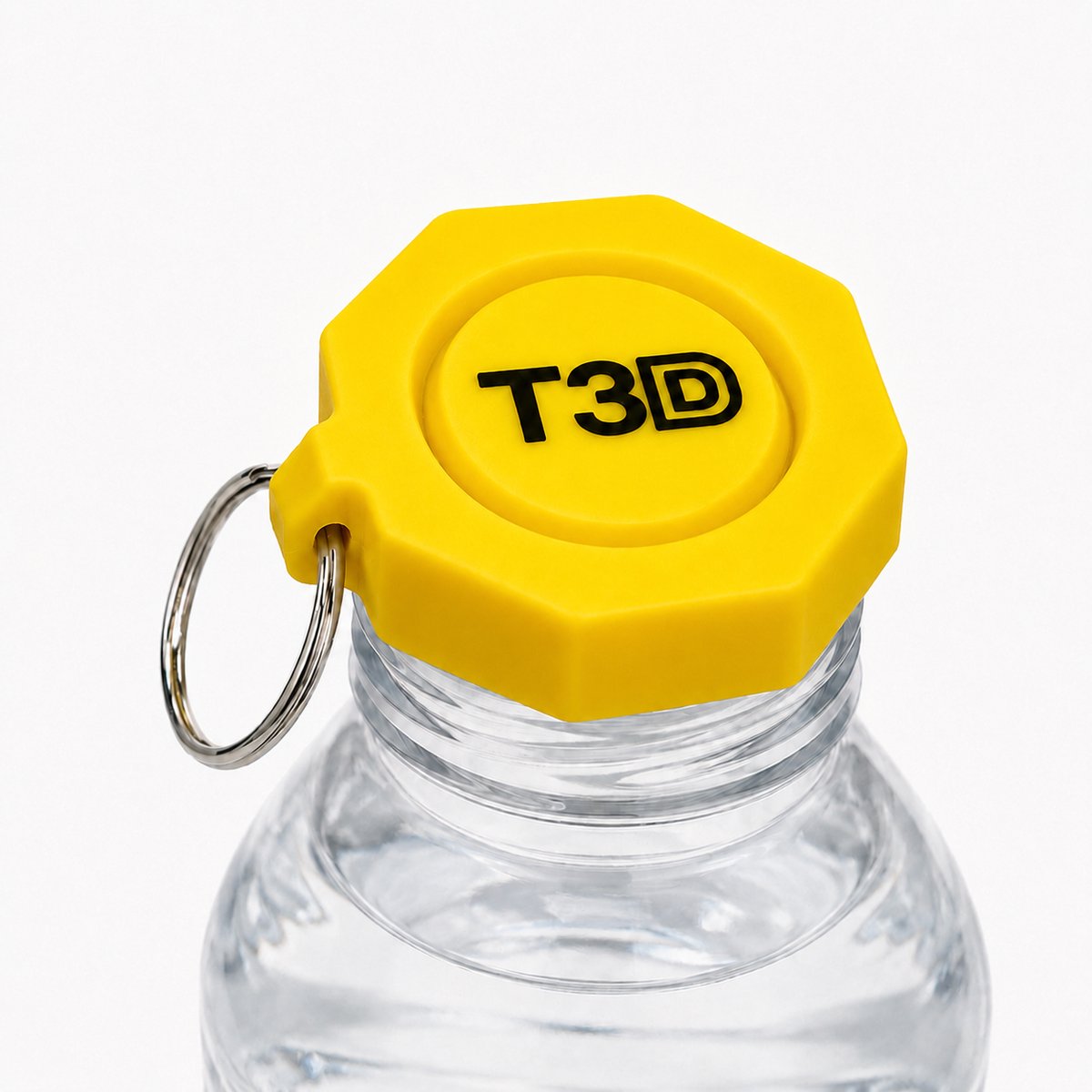 T3D Festival Dop - Geel - Universele Dop met Sleutelring