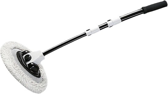Auto Wasborstel - Telescopische Borstel - Auto Reinigen - Zachte Microvezel - Verstelbare Lengte - Zilver — afbeelding 5