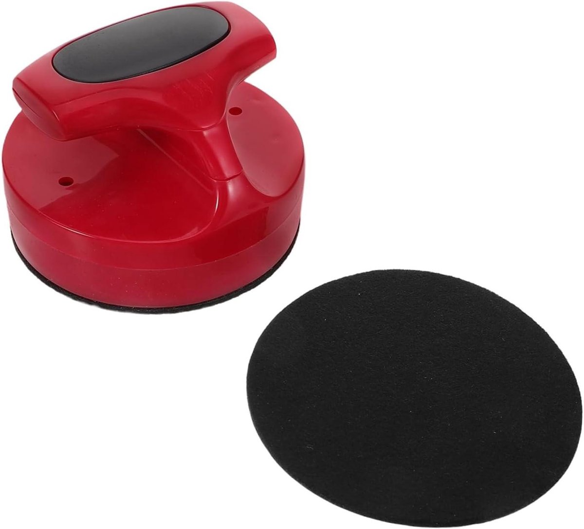 Air Hockey Pusher - Tafelspel Onderdelen - Spel Verbeteren - Zelfklevende Pads - 93 cm - Rood