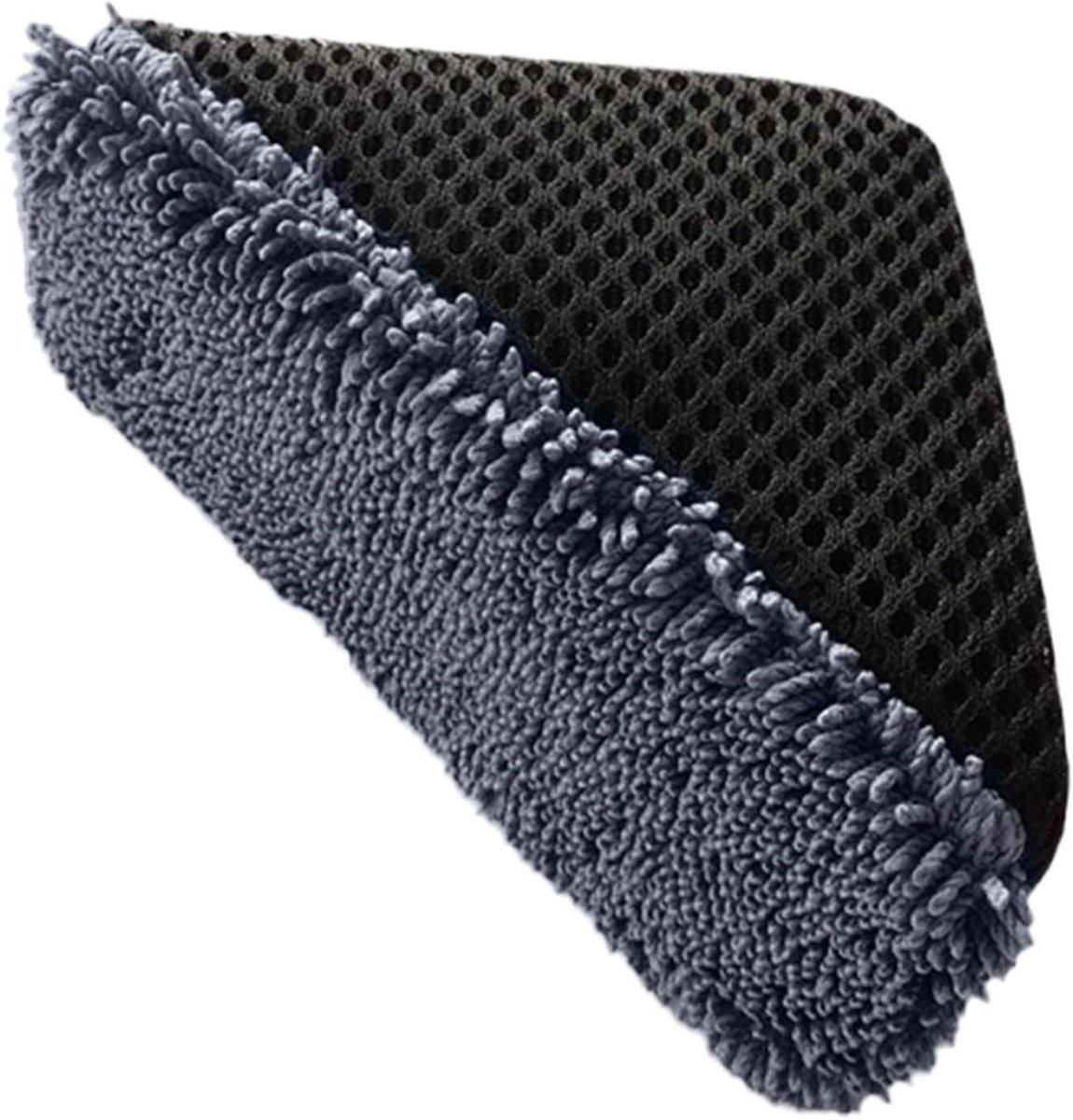 Car wax applicator - Triangular sponge for cleaning the inside, versatile polishing pad | detail applicator with angular edge for applying wax to leather,