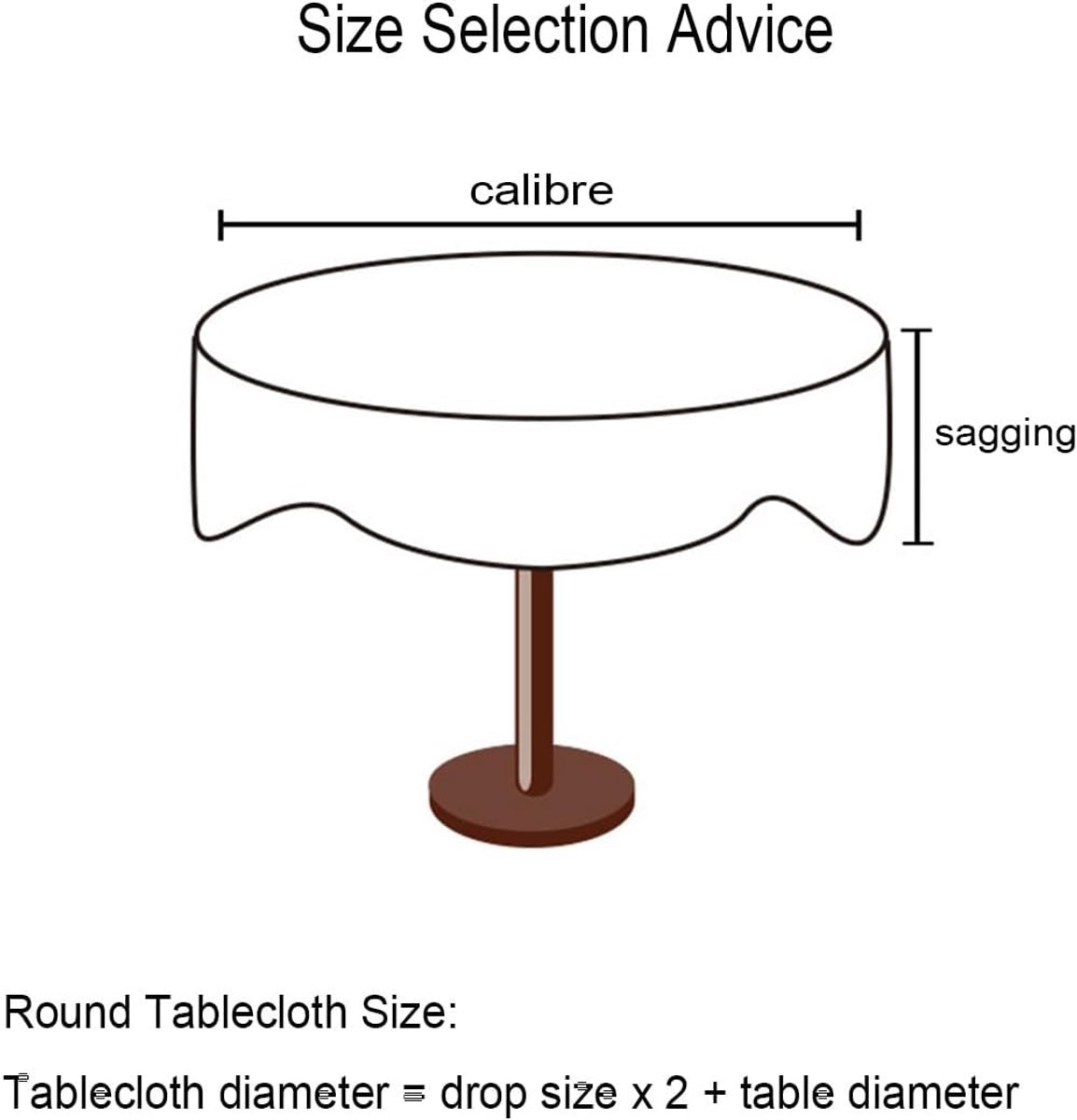 PVC Tafelkleed - Tafelzeil Rond - Bescherming Tafel - Afwasbaar Ontwerp - 120cm Diameter - E