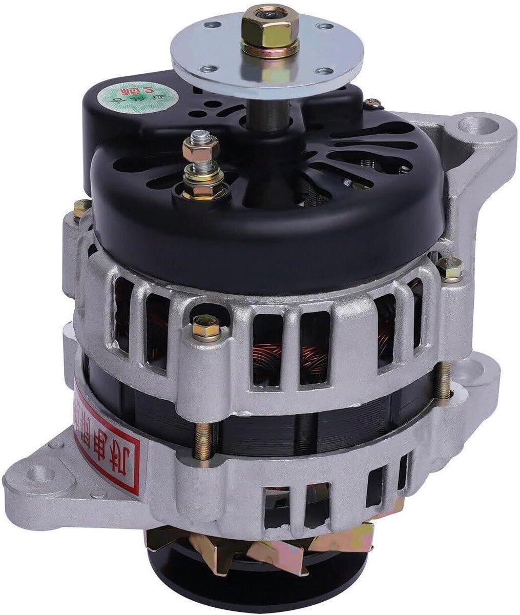 DC Generator - Wisselstroomgenerator Dynamo - Landbouw Voertuigen - Koperen Spoel - 2000W 28V - Zilver — afbeelding 1