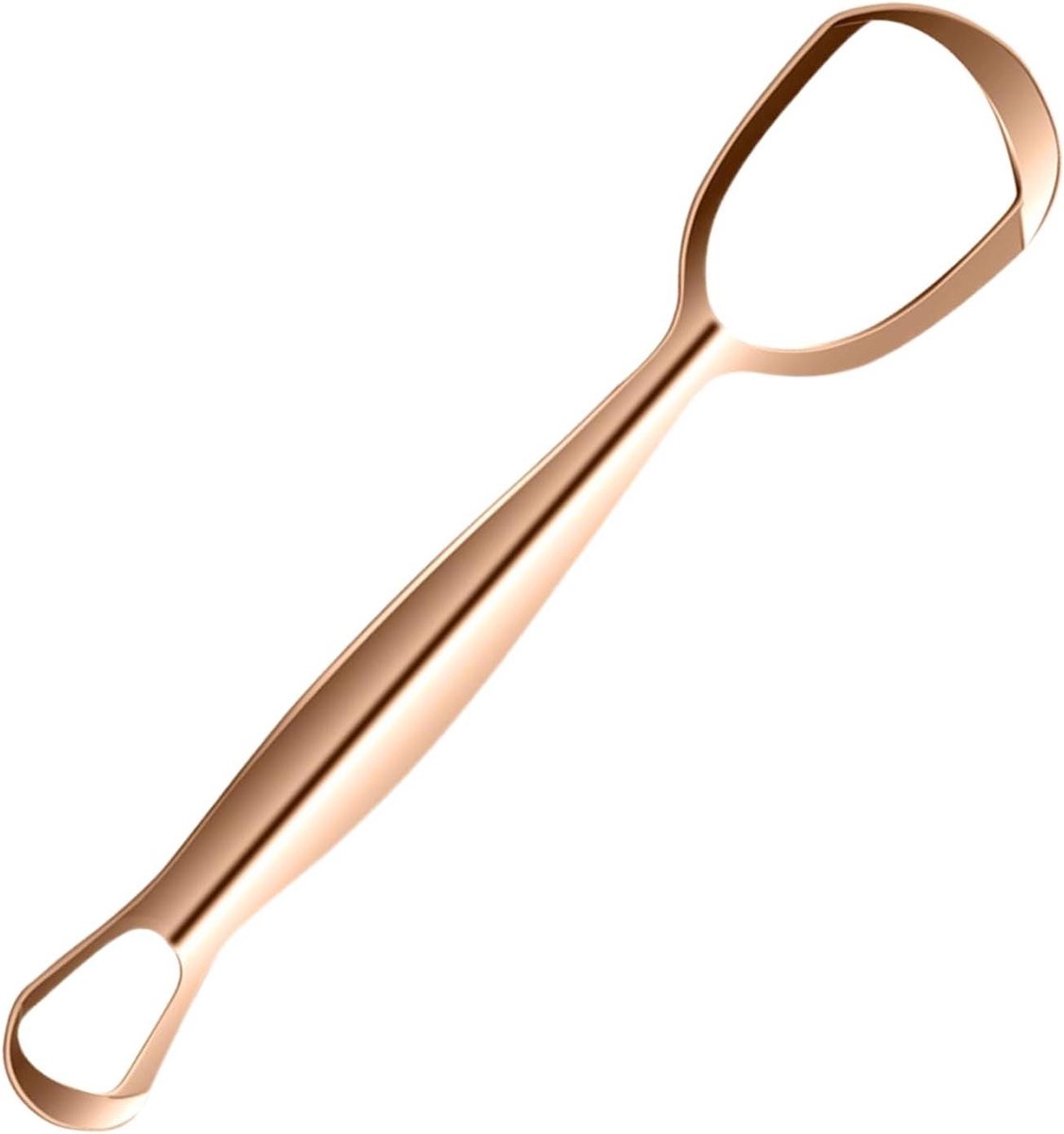 Tong Schraper - Reinigings Tool - Frisse Adem - Ventilator Ontwerp - 15.5 cm - Metaal