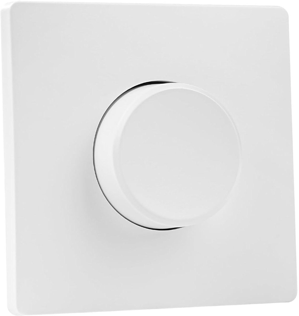 Led Dimmer - Draaigeknop Dimmer - Verlichting Instellen - Zonder Nuldraad - 300 W - Wit