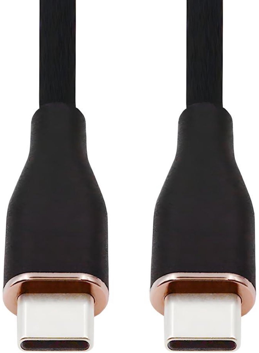 USB-C Kabel - Type-C Kabel - Opladen en Data - Ultrazacht en Flexibel - 2 meter - Zwart
