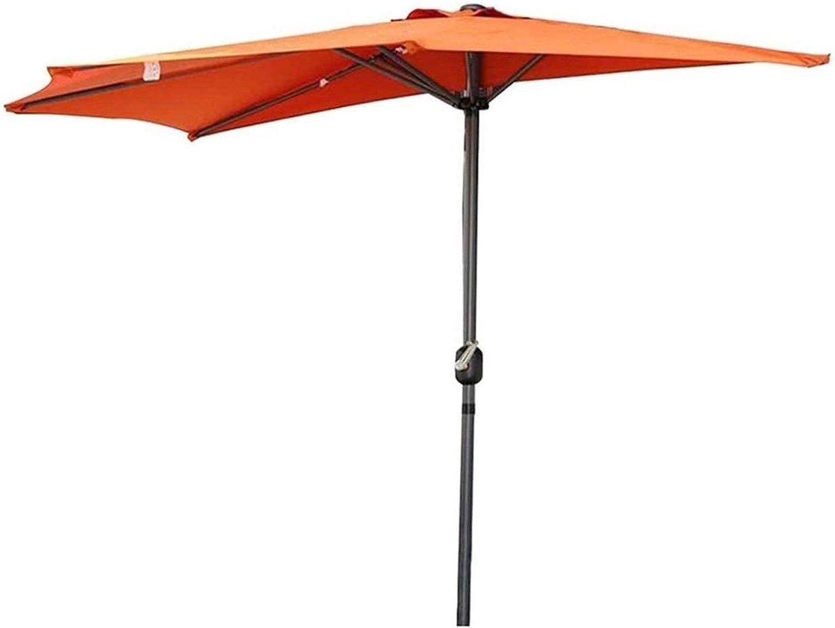 Terrasparasol - Buitenparasol Tuinparasol - Zonwering Buiten - Kantelmechanisme - 270 cm - Oranje