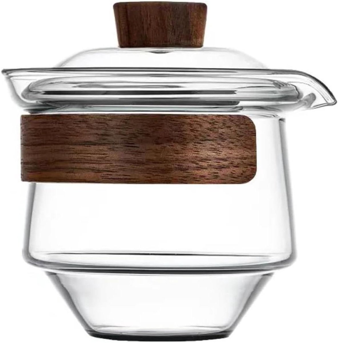 Fairness Cup - Thee Kan - Thee Zetten - Hittebestendig Glas - 200ml - Transparant